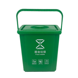 Cubo de basura portátil para cocina con tapa, filtro, separación de residuos húmedos y secos, para desechos de cocina, zonas rurales y otros residuos. - Product Image 3