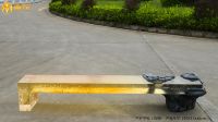 Banc élégant en résine transparente de luxe JingYue, meubles artisanaux pour les espaces commerciaux, les hôtels, les salons