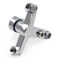 Accessoires de salle de bain modernes en zinc de haute qualité pour hôtels, mitigeur de bain et de douche froid et chaud, option robinet
