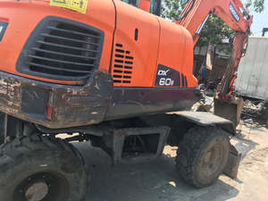 Excavadora de ruedas Doosan DX60W de 6 toneladas de segunda mano Doosan DX60W 100% original - Product Image 5