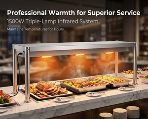 Commercial Equipment Stainless Steel Infrared Overhead Strip <b>Warmer</b> Heater <b>Warmer</b> for Keeping Food Warm for Restaurant Hotel - Product Image 4
