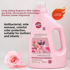 Detersivo Liquido per Bucato 2kg, Profumo Duraturo, Rimozione Macchie, Ammorbidente per Tessuti, Adatto a Pelli Sensibili - Product Image 6