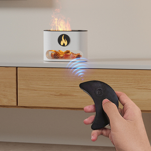 Cost-effective Portable Household USB Aromatherapy Flame Simulator Seven-color Light Essential <b>Oil</b> <b>Diffusion</b> Salt Stone Remote - Product Image 4