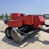 Presse à balles carrées robuste pour tracteur agricole, pour la liage de la paille
