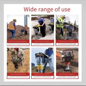 Manufacturer's Super Promotion Hot Sale 6.5W Petrol Robin <strong>Wacker</strong> Rail <strong>Tamping</strong> Machine Jumping Jack <strong>Tamping</strong> Road Construction - Product Image 4
