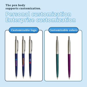 Bolígrafo Heada de 1.0 mm con Tinta Azul y Cuerpo Morado, Personalizable con Logotipo UV/Imprimible, Bolígrafo Empresarial para Oficina y Escuela, Metal y Acero - Product Image 3