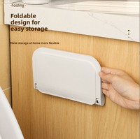 Organisateur mural pliable en plastique à ventouse pour téléphones, vêtements et rangement de salle de bain, sans perçage, pour l'exportation