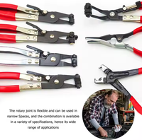 Kit d'outils de réparation de moteur automobile 9 pièces en acier au carbone SAE 1045, avec pinces à colliers de serrage flexibles et outils de démontage pour l'entretien