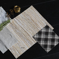Papel Tapiz MYWIND de Hierba Natural Color Crema Blanco para Decoración de Interiores de Hoteles y Hogares, Revestimiento de Paredes Hecho a Mano