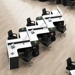 Modern creative office desks staff cubicle workstation coworking office furniture