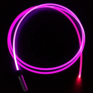 Elanby 2.0mm PMMA Plastic Side Emitting <b>LED</b> Fiber Optic <b>Light</b> 100m Length 2 Years Warranty -40-70 <b>Working</b> Temperature - Product Image 1