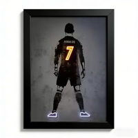 Lumière LED sportive néon dimmable, alimentée par USB, à suspendre pour la décoration murale, cadeau pour les garçons, les fans de football, les joueurs de football