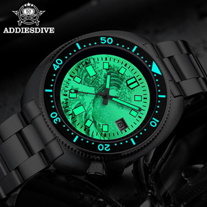 <span class=keywords><strong>Reloj</strong></span> Mecánico Automático ADDIESDIVE H8 NH35 Esfera Completamente Luminosa BGW9 Kanagawa Surfing Acero Inoxidable Impermeable 200m 2020 para Hombre - Product Image 2