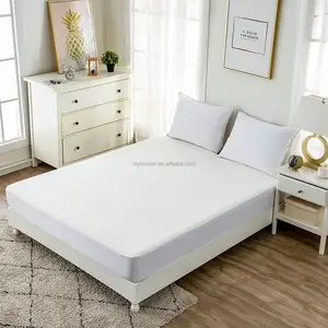 Bamboo Twin XL Mattress Protector Waterproof For Extra Long Twin Bed Cooling Soft Quiet Breathable Fitted Mattress Cover