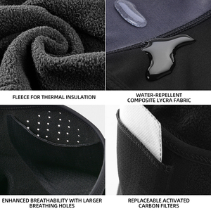 <span class=keywords><strong>ROCKBROS</strong></span> 6合1多功能巴拉克拉瓦帽户外运动滑雪自行车羊毛面颈面罩风挡 - Product Image 4