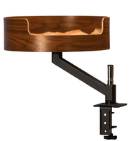 Lits et accessoires pour animaux de compagnie : Meuble en bois courbé pour animaux, bureau en bois réglable et surélevé, tour pour chat, lit pour chat pour table de bureau