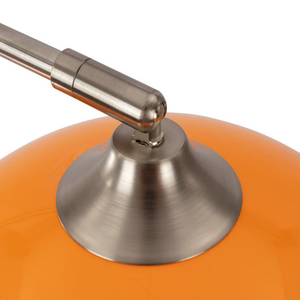 Lampe sur pied <span class=keywords><strong>Arc</strong></span> avec abat-jour <span class=keywords><strong>en</strong></span> verre orange, <span class=keywords><strong>en</strong></span> acier inoxydable, lampe sur pied incurvée pour <span class=keywords><strong>salon</strong></span>, coin lecture, décoration moderne de la maison, éclairage - Product Image 3