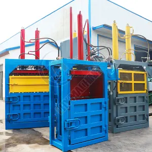 Mini Textile Compress Cotton Rice Husk Coconut Fiber Baler Press Machine Baler Machine For Used Clothes