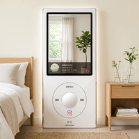 Miroir LED Magique Moderne Personnalisé ODM avec Interrupteur Tactile et Capteur de Mouvement pour Villas, Appartements, Salons, Chambres à Coucher