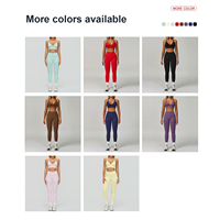 Vêtements de sport personnalisés en gros, veste de sport, vêtements de sport grande taille, vêtements de sport sans couture, leggings et ensembles de soutien-gorge de yoga pour femmes