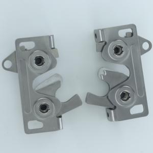 Edelstahl-Drehriegelpaar, langlebig und diebstahlsicher, für Links- und Rechtshänder, versteckter Push-to-Close-Verschluss für Wohnmobil- und Anhängertüren - Product Image 3