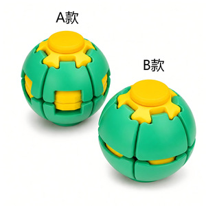 Cross-border Hot Selling 3d Printing Press Rotating Gyro Press Rotating Ball Decompression Ball Fingertip Gyro - Product Image 3