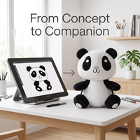 Peluche Panda Personnalisée en Coton PP, Jouet Anti-Stress pour Cadeaux d'Affaires Promotionnels OEM ODM