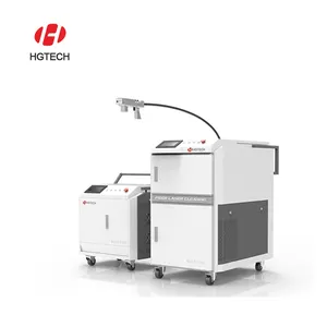 Hgtech limpador de laser automático, removedor de ferrugem a laser de fibra buzz-0100