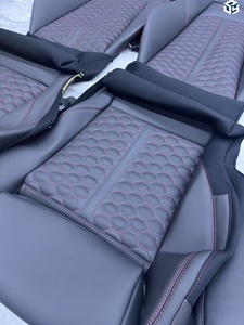 Asientos Deportivos para Audi A3, Asientos de Cuero Cómodos de Cinco <span class=keywords><strong>Plazas</strong></span> para Delanteros y Traseros, Compatibles con Toyota <span class=keywords><strong>Vito</strong></span>, Land Cruiser, Alphard - Product Image 4