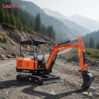 Nouvelle mini-excavatrice sur chenilles 3,5T avec moteur et pompe, pelle arrière pour travaux de construction