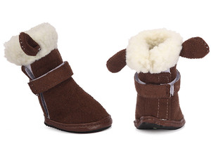 รองเท้าบูทหิมะสำหรับสุนัขขนแกะสำหรับฤดูหนาว - Product Image 2