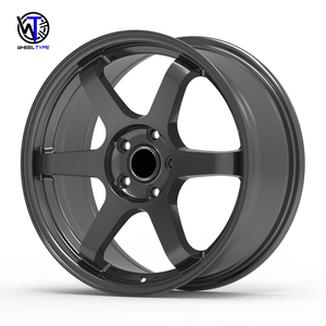 Rines <span class=keywords><strong>de</strong></span> Aleación <span class=keywords><strong>de</strong></span> Aluminio <span class=keywords><strong>de</strong></span> 15 16 17 18 19 20 Pulgadas 4x100 4x114.3 5x100 5x108 5X112 5x120 5x114.3 para Autos <span class=keywords><strong>de</strong></span> Carreras - Product Image 1