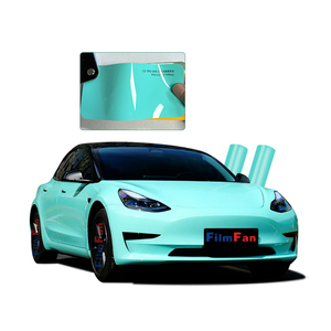 Flasque vert TPU matériel voiture Wrap vinyle <span class=keywords><strong>Film</strong></span> PPF Direct anti-rayures auto-guérison changement de couleur rouleau Tpu <span class=keywords><strong>Film</strong></span> d'emballage - Product Image 5