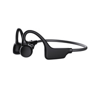 Écouteurs sans fil à conduction osseuse Open Ear V5.3, étanches, pour le sport, avec fente pour carte mémoire, longue autonomie, pour l'extérieur, Type-C