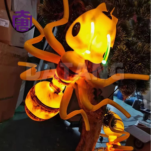 Lámpara de Hormiga Dinámica 3D Personalizada para Decoración Navideña Festiva de Césped, Iluminación Nocturna de Paisajes de Parques - Product Image 4