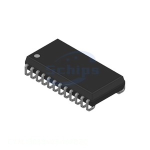 CY7C1303BV25-167BZC หน่วยความจำ165 LBGA วงจรอิเล็กทรอนิกส์ - Product Image 1