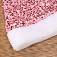 Coiffe de fête en velours à sequins imprimés pour adultes et enfants - Décoration de scène