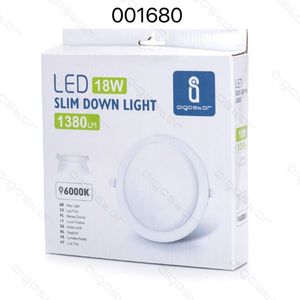 LED Slim Downlight 18W 1380LM 6000K Daylight White - Product Image 1