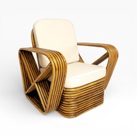 Fauteuil lounge en rotin tressé à la main, éco-responsable, rotin naturel, pour la maison, le bureau, la chambre, le salon, l'extérieur, l'intérieur, meubles