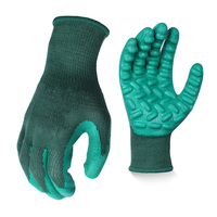 Gants de sécurité de chantier XINGYU 7G en acrylique et nitrile, haute visibilité, résistants aux chocs, aux huiles et antidérapants, usage intensif
