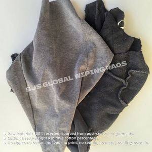 Trapos de Algodón de Grado Industrial para Uso en Talleres, 10KG 25KG 100KG, Trapos de Felpa de Colores, Limpiadores Tipo Sudadera para Limpieza - Product Image 4