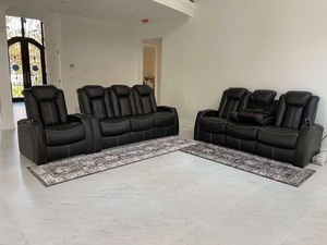 Divano Reclinabile Elettrico in Pelle PU Imbottito, Moderno con Struttura in Legno, Estensibile, Rinfrescante, Bianco, Set da 3 Posti <span class=keywords><strong>per</strong></span> Soggiorno - Product Image 6