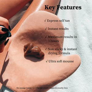 Spray pour le corps à bronzage instantané bio de marque privée Mousse bronzante naturelle à soi-même Mousse hydratante pour le corps sans soleil Fournisseur fiable - Product Image 4