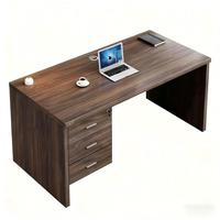Bureau de travail minimaliste moderne en PVC en forme de barre pour une personne, 12m/14m, poste de travail scolaire et de bureau avec ensemble chaise et bureau d'ordinateur