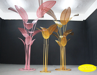 Plante Artificielle en Fer Forgé Feuille de Bananier – Accessoires de Mariage, Marqueurs d'Allée, Décorations de Mariage, Vitrines de Magasin, Ornements
