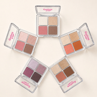 Paleta Facial Versátil 4 en 1 Tendencia 2026: Iluminador, Colorete, Contorno y Brillo - Maquillaje de Viaje Todo en Uno