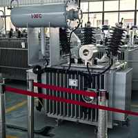 Transformador de Distribución Trifásico de 30KV 33KV 35KV, Sumergido en Aceite, 30-2500kVA, Bobinado de Aluminio, Directo de Fábrica