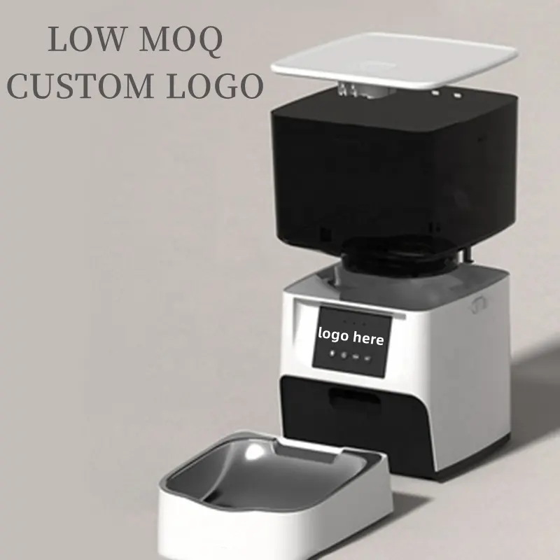 Best Seller Custom Logo Box Dog Cat Smart Pet Feeder Wifi App Remote Control Automatic Pet Feeder With 4L