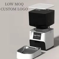Dog Lowest MOQ Custom Logo Box Dog Cat Smart Pet Feeder Wifi App Remote Control Automatic Pet Feeder With 4L