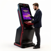 Kiosque de jeu sportif interactif à écran tactile, distributeur automatique de billets de loterie en libre-service, kiosque de paiement avec accepteur de billets en espèces OEM